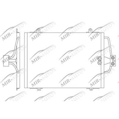 AC condenser without receiver drier