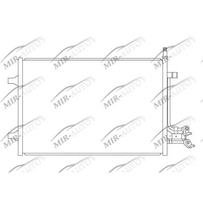 AC condenser without receiver drier