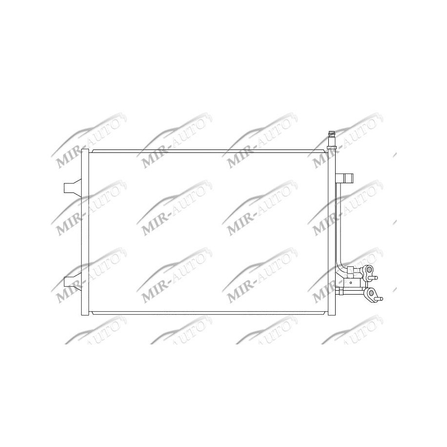 AC condenser without receiver drier