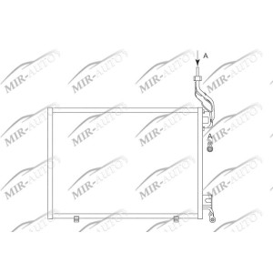AC condenser without receiver drier