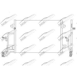 AC condenser without receiver drier