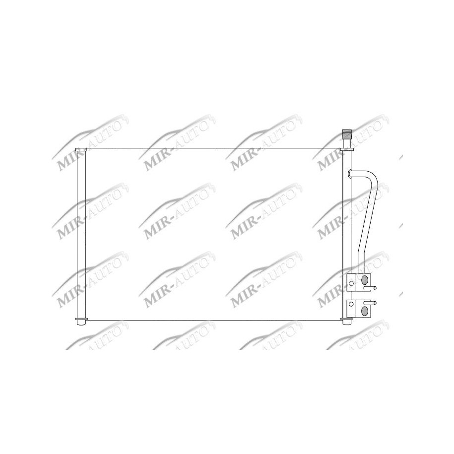 AC condenser without receiver drier