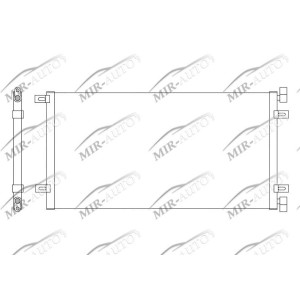 AC condenser without receiver drier