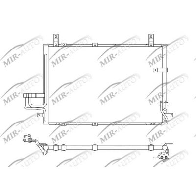 AC condenser without receiver drier