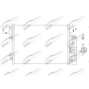 AC condenser without receiver drier