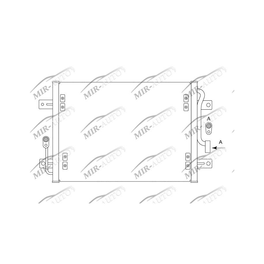AC condenser without receiver drier