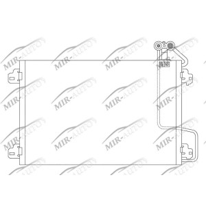 AC condenser without receiver drier