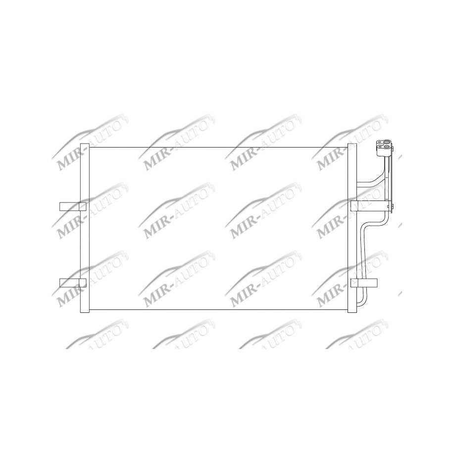 AC condenser without receiver drier