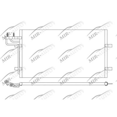 AC condenser without receiver drier