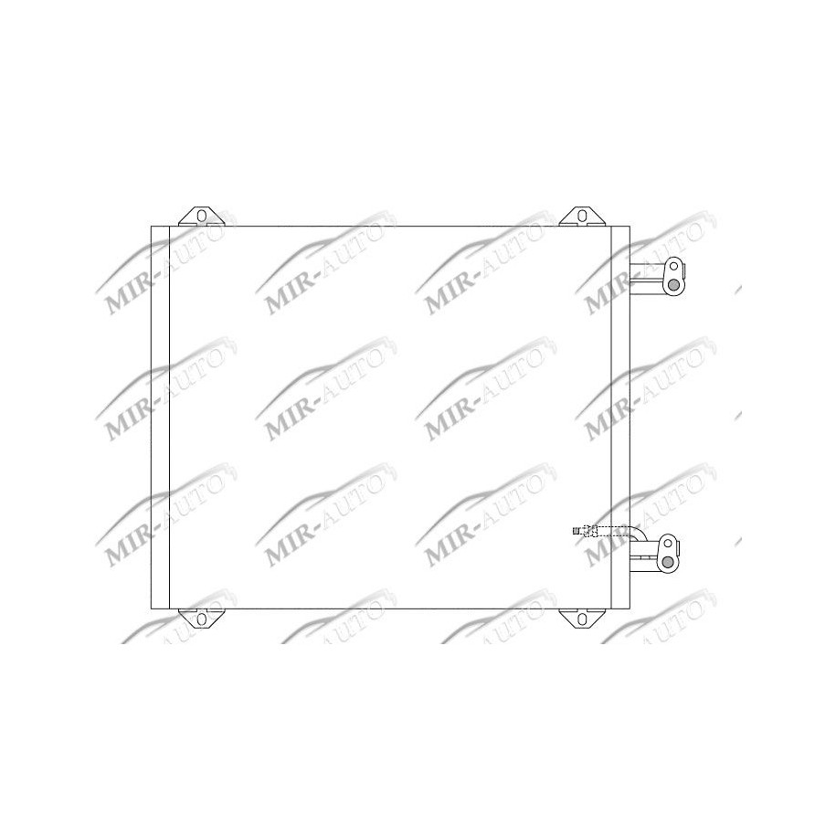AC condenser without receiver drier