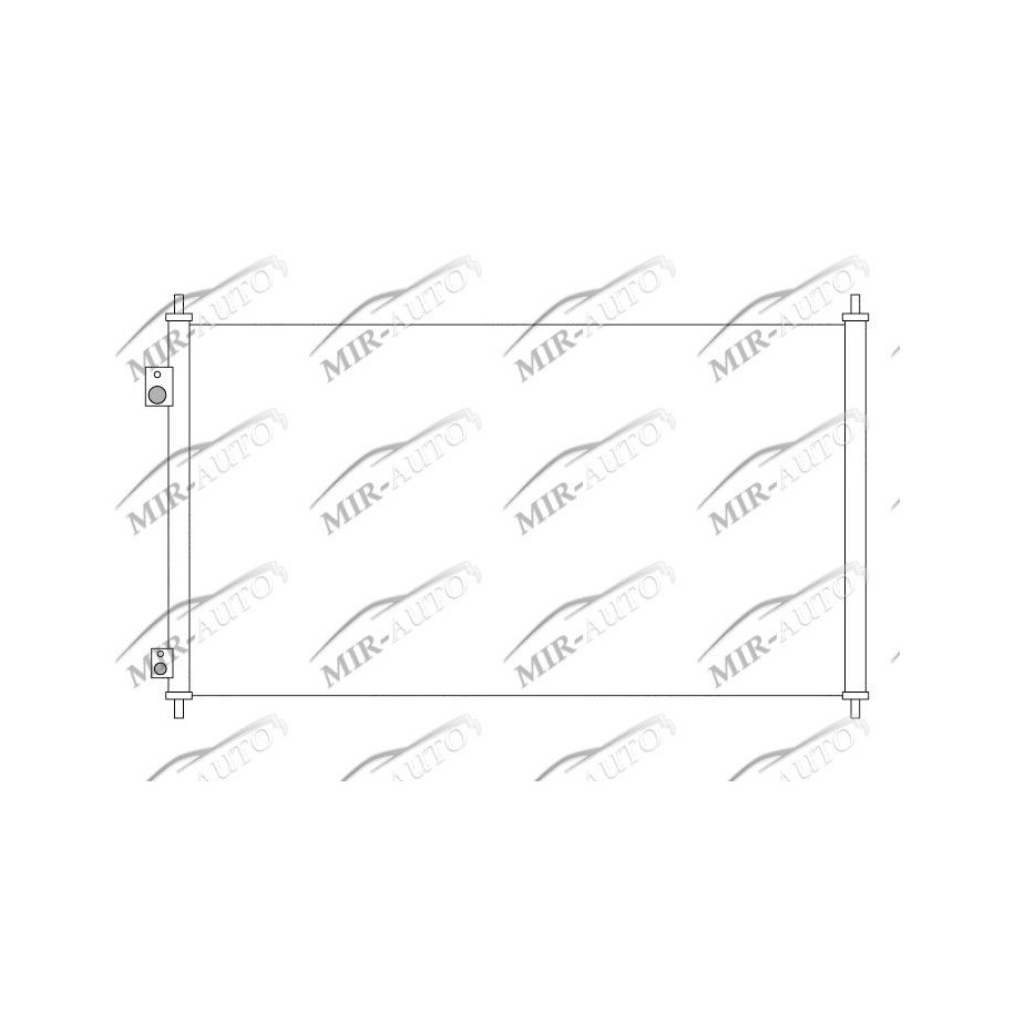 AC condenser without receiver drier