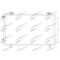 AC condenser with integrated receiver drier