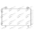 AC condenser with integrated receiver drier