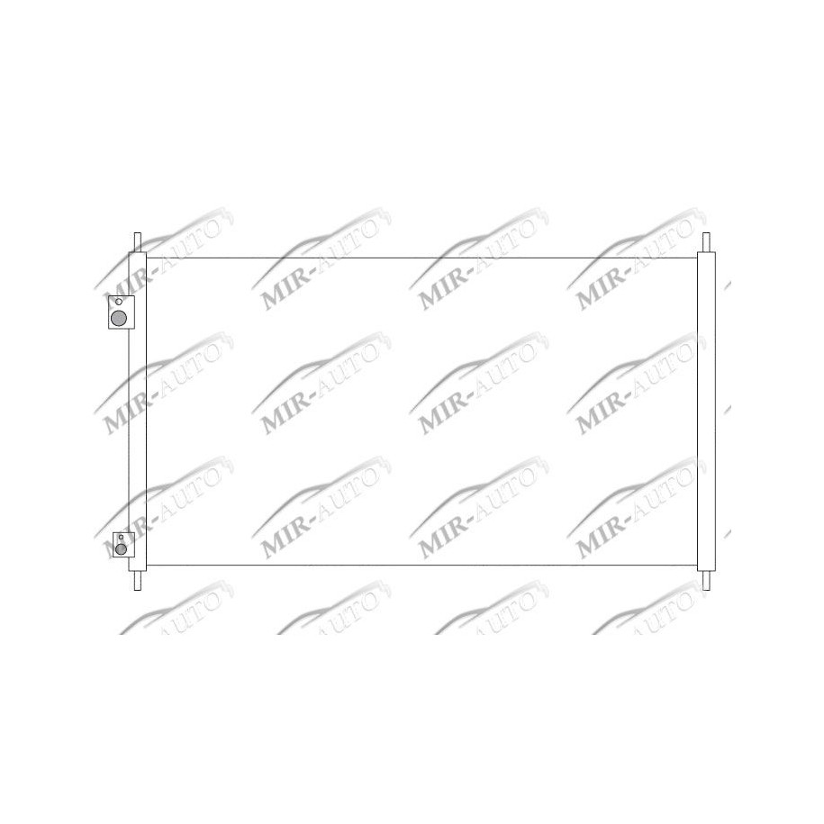 AC condenser without receiver drier