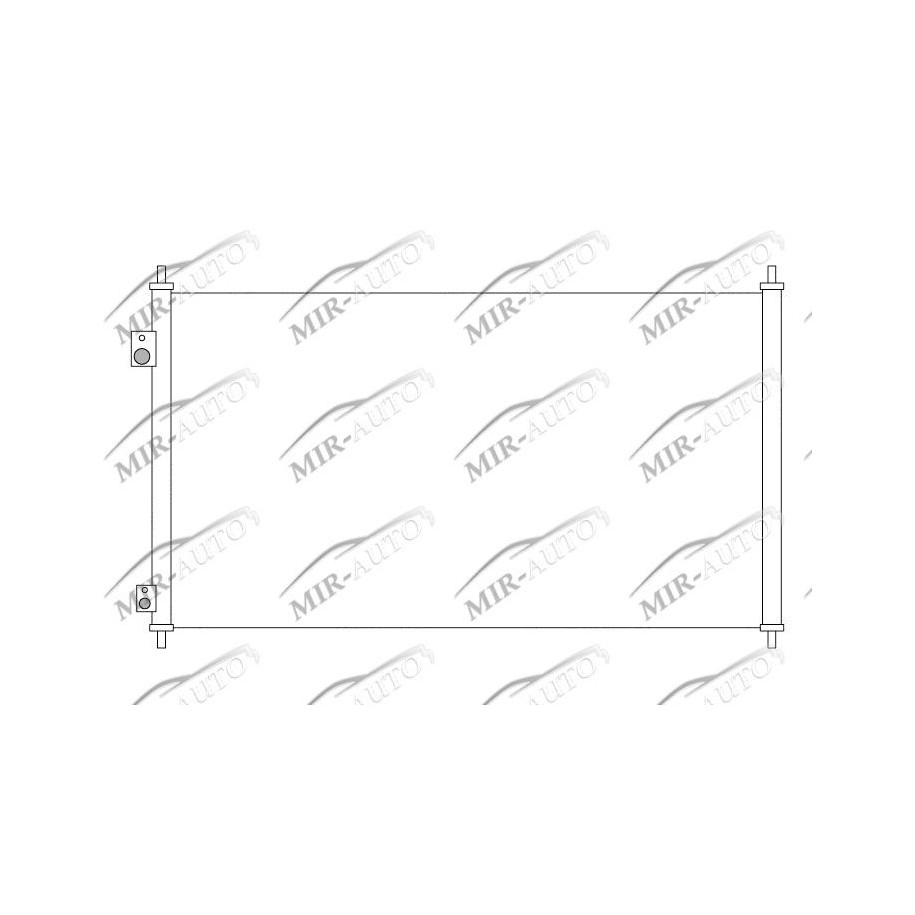 AC condenser without receiver drier