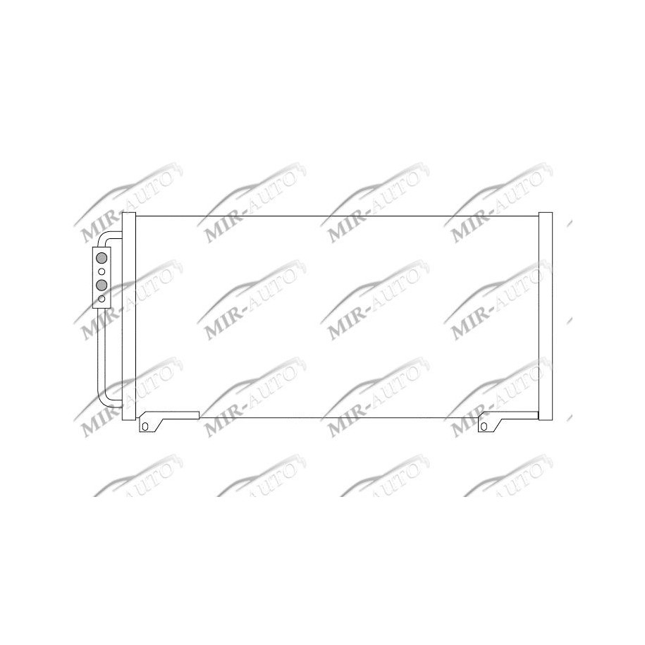 AC condenser without receiver drier
