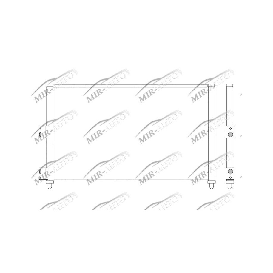 AC condenser without receiver drier