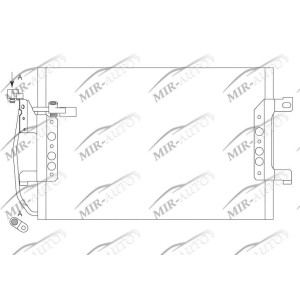 AC condenser without receiver drier