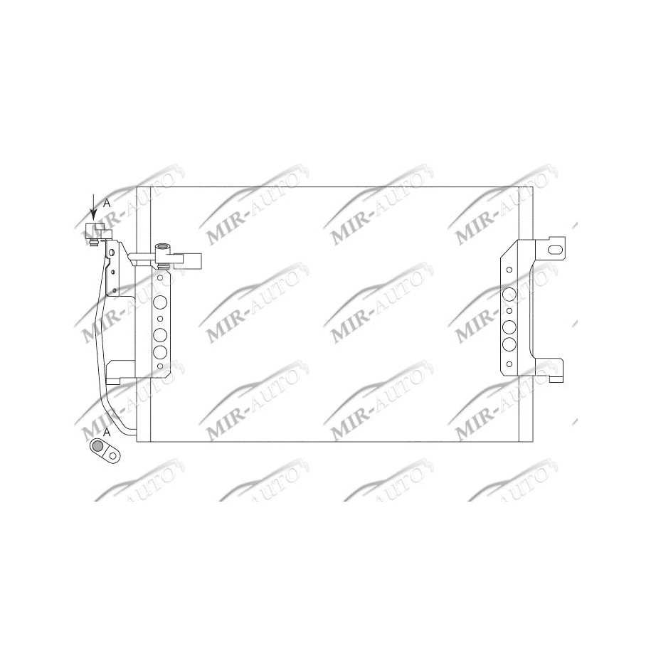 AC condenser without receiver drier