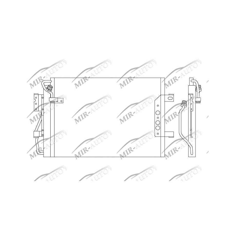 AC condenser without receiver drier