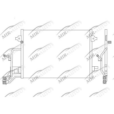 AC condenser without receiver drier