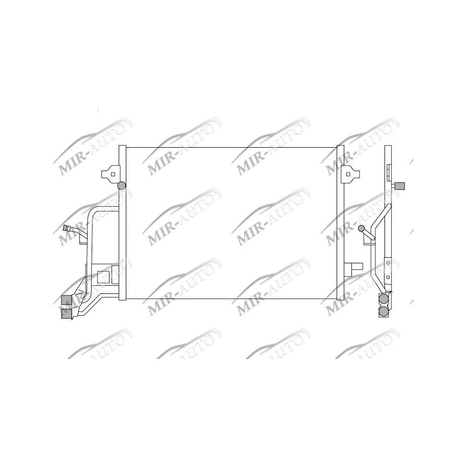 AC condenser without receiver drier