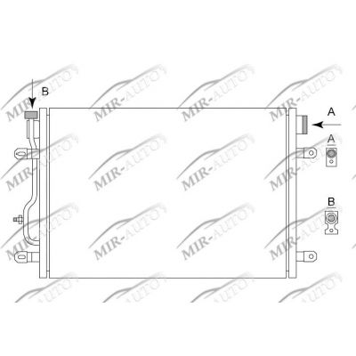 AC condenser without receiver drier