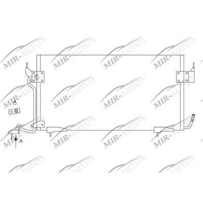 AC condenser with integrated receiver drier