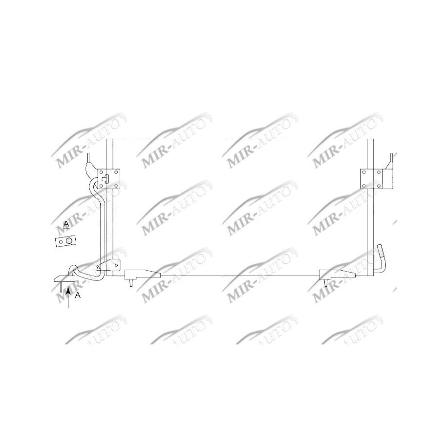 AC condenser without receiver drier