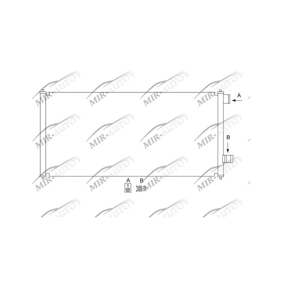 AC condenser without receiver drier