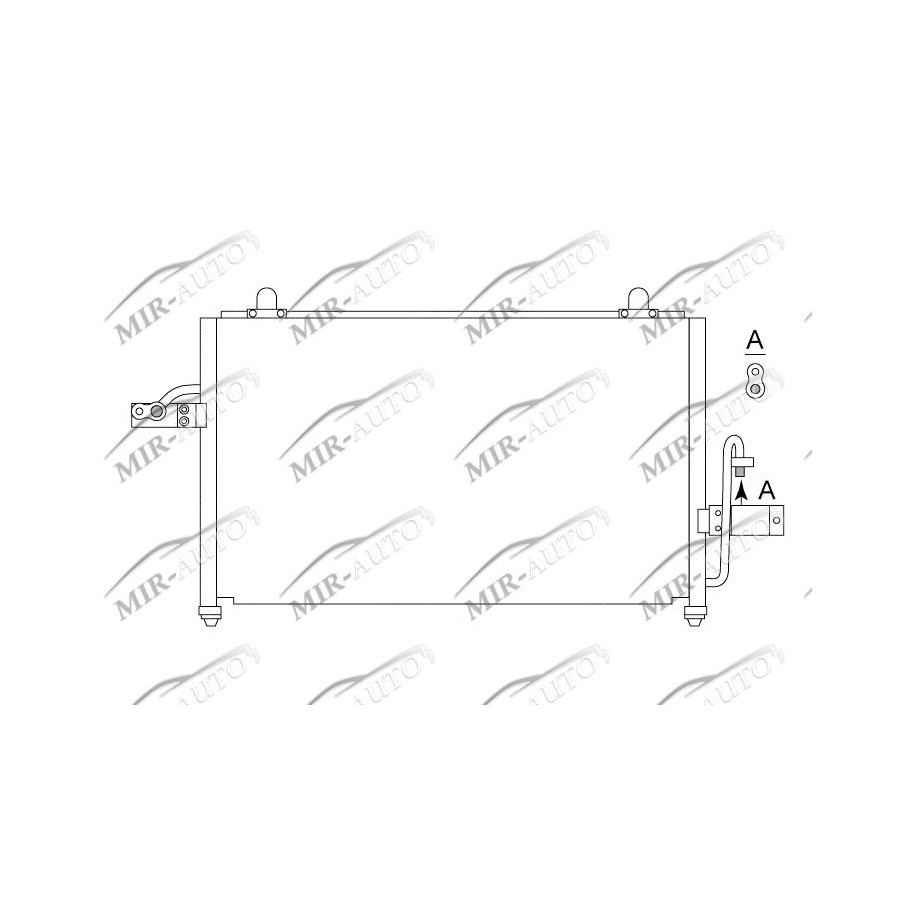AC condenser without receiver drier