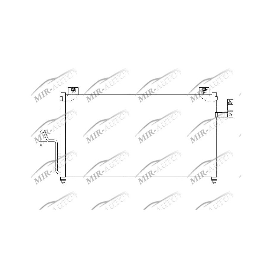 AC condenser without receiver drier