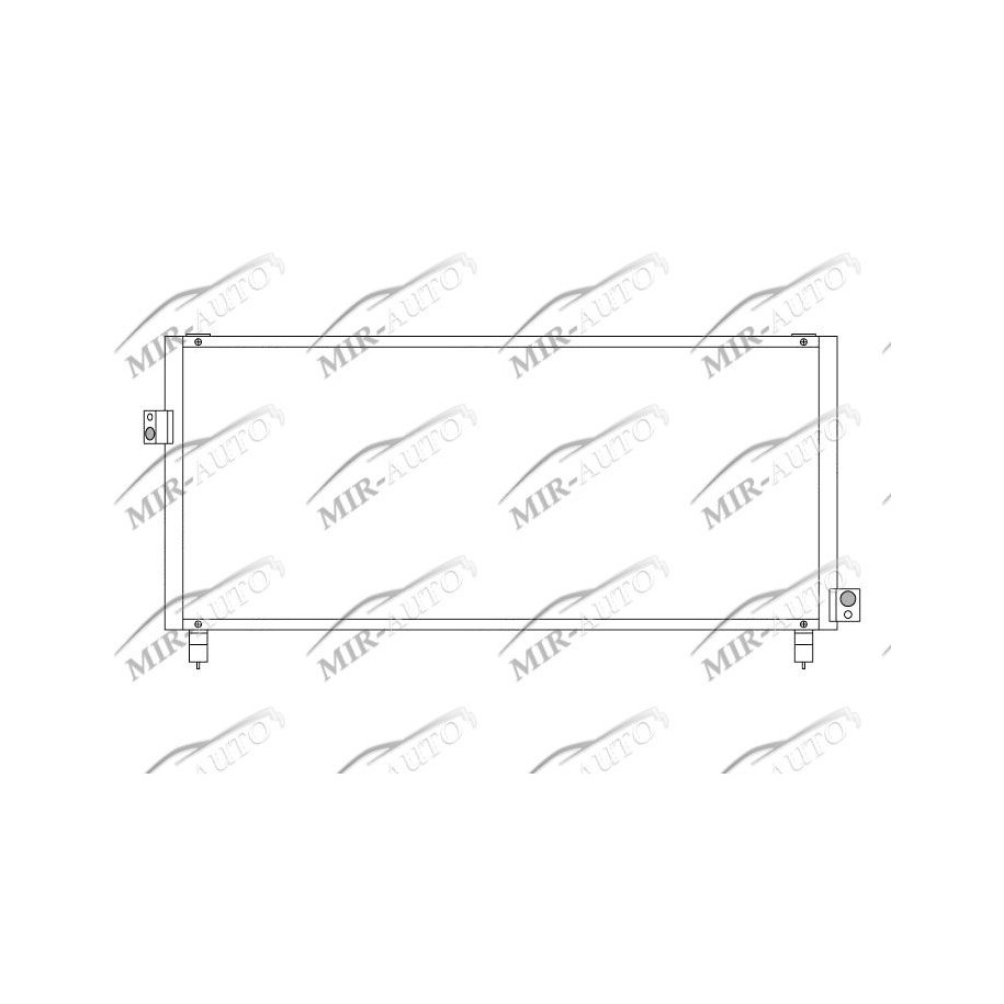 AC condenser without receiver drier