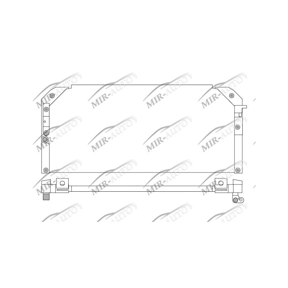 AC condenser without receiver drier