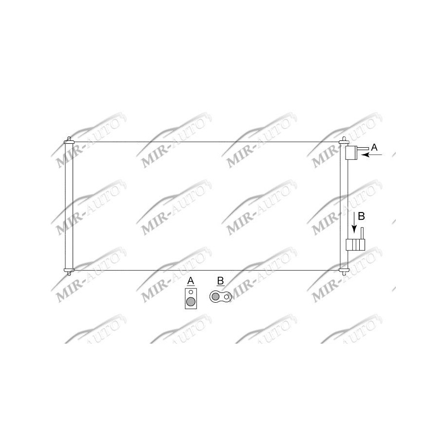 AC condenser without receiver drier