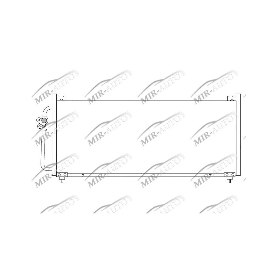 AC condenser without receiver drier