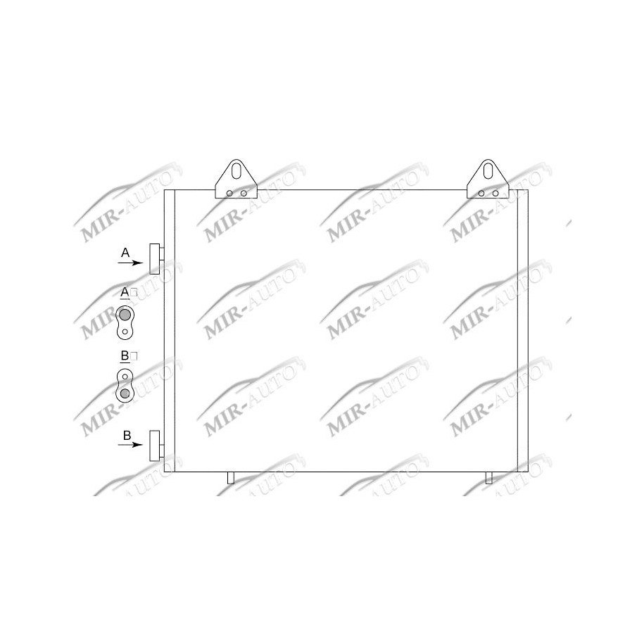 AC condenser without receiver drier