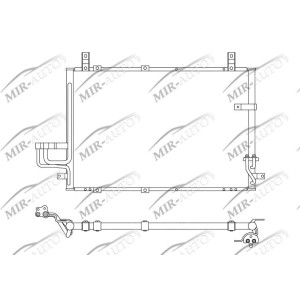 AC condenser without receiver drier