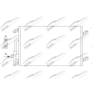 AC condenser without receiver drier