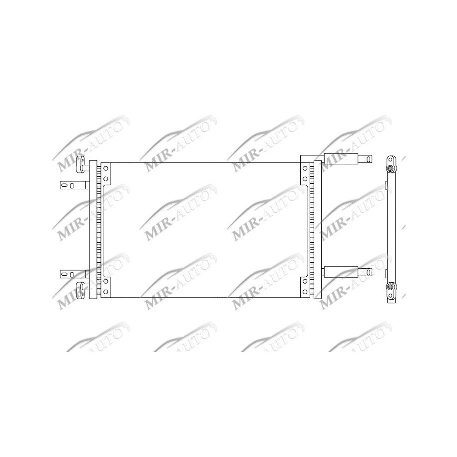 AC condenser without receiver drier