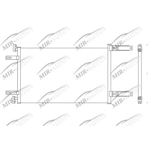 AC condenser without receiver drier