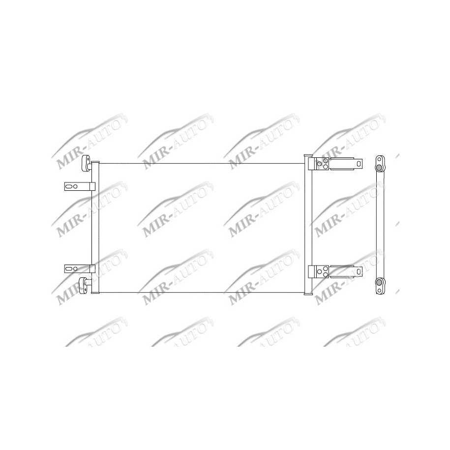 AC condenser without receiver drier