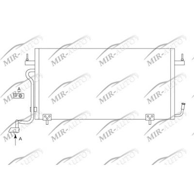 AC condenser without receiver drier