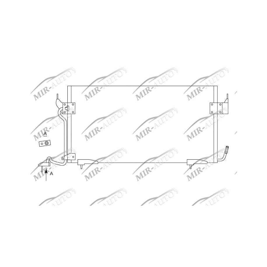 AC condenser without receiver drier