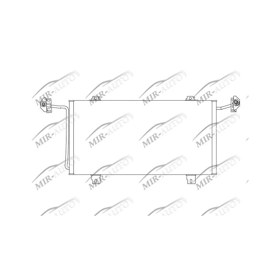AC condenser without receiver drier