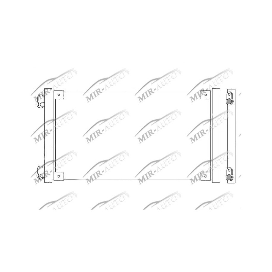 AC condenser without receiver drier