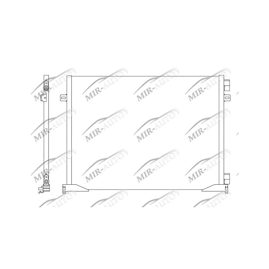 AC condenser without receiver drier
