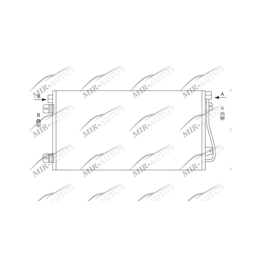 AC condenser without receiver drier