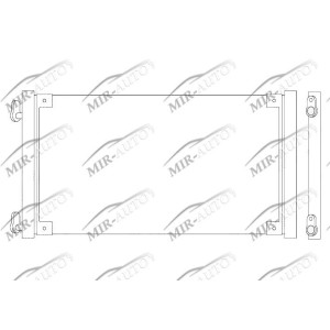 AC condenser without receiver drier