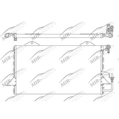 AC condenser without receiver drier